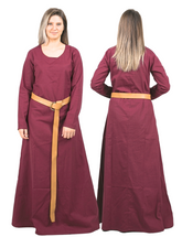 LENA Cotton Burgundy - Medieval Viking Underdress
